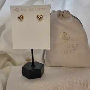 Kendra Scott Heart Stud Earrings
